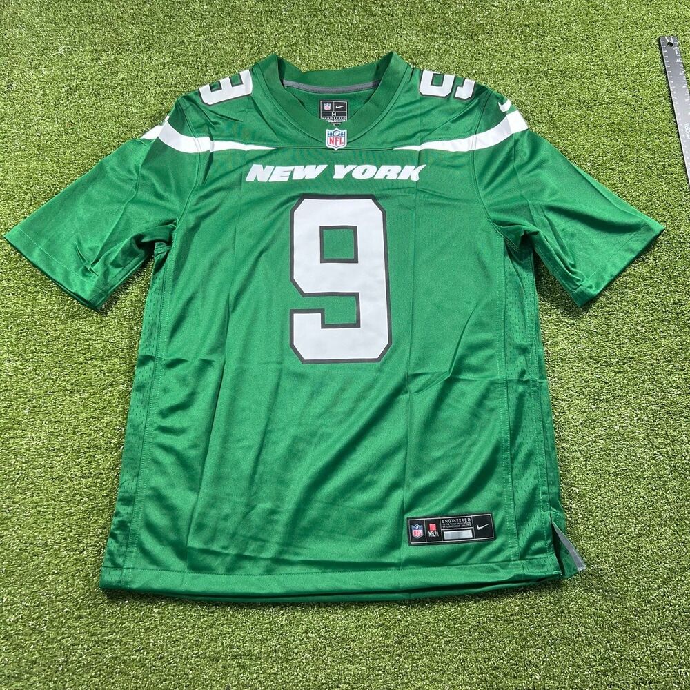 Nike Greg Zuerlein New York Jets 9 Jersey Men M Green NWOT READ